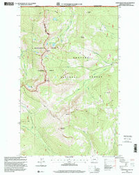 NORTHWEST PEAK, MT HISTORICAL MAP GEOPDF