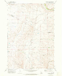GRANGER BUTTE, ID HISTORICAL MAP GEOPDF