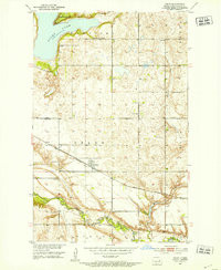 PEKIN, ND HISTORICAL MAP GEOPDF 7.5X7.5