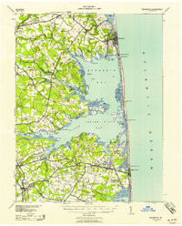 REHOBOTH, DE HISTORICAL MAP GEOPDF 15X15