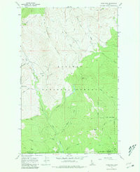 DODGE PEAK, ID HISTORICAL MAP GEOPDF 7.5