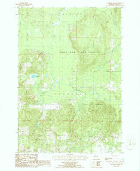 SAUNDERS CREEK, MI HISTORICAL MAP GEOPDF