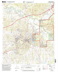 TUSKEGEE, AL HISTORICAL MAP GEOPDF 7.5X7