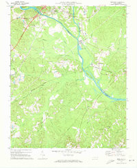 MONCURE, NC HISTORICAL MAP GEOPDF 7.5X7.