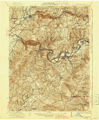 NEW FLORENCE, PA HISTORICAL MAP GEOPDF 1
