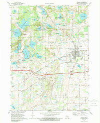 CHELSEA, MI HISTORICAL MAP GEOPDF 7.5X7.