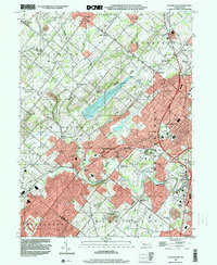 DOYLESTOWN, PA HISTORICAL MAP GEOPDF 7.5