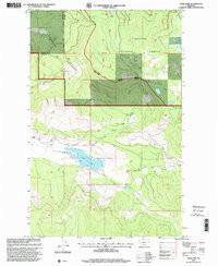 DAHL LAKE, MT HISTORICAL MAP GEOPDF 7.5X
