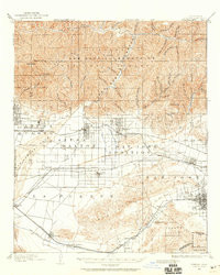 POMONA, CA HISTORICAL MAP GEOPDF 15X15 G