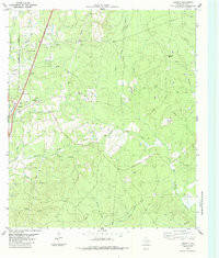 LEGGETT, TX HISTORICAL MAP GEOPDF 7.5X7.