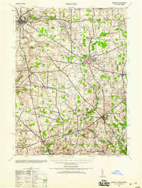 MERCER, PA HISTORICAL MAP GEOPDF 15X15 G