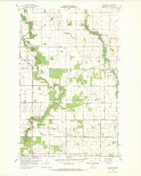 WANNASKA, MN HISTORICAL MAP GEOPDF 7.5X7