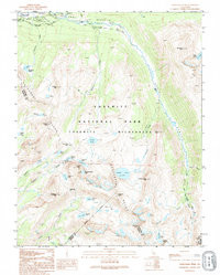VOGELSANG PEAK, CA HISTORICAL MAP GEOPDF