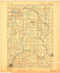 WAUKESHA, WI HISTORICAL MAP GEOPDF 15X15