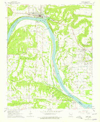 OZARK, AR HISTORICAL MAP GEOPDF 7.5X7.5