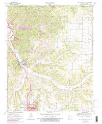 BENTONVILLE NORTH, AR-MO HISTORICAL MAP