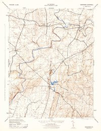 WOODSBORO, MD HISTORICAL MAP GEOPDF 7.5X