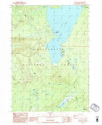 WALDO LAKE, OR HISTORICAL MAP GEOPDF 7.5