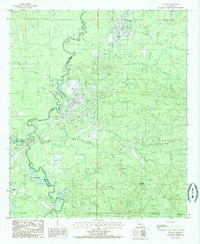 TULLOS, LA HISTORICAL MAP GEOPDF 7.5X7.5