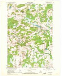 OGDENSBURG, WI HISTORICAL MAP GEOPDF 7.5