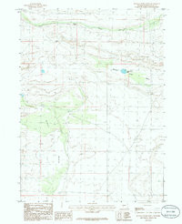 BUFFALO HUMP BASIN, WY HISTORICAL MAP GE