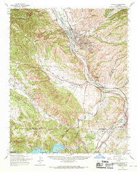 BRADLEY, CA HISTORICAL MAP GEOPDF 15X15