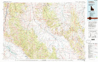 LEADORE, ID-MT HISTORICAL MAP GEOPDF 30X