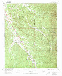 TESUQUE, NM HISTORICAL MAP GEOPDF 7.5X7.