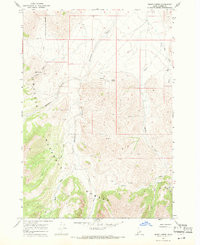 BURNT CREEK, ID HISTORICAL MAP GEOPDF 7.