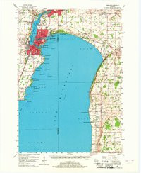 NEENAH, WI HISTORICAL MAP GEOPDF 15X15 G
