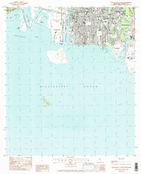 PASCAGOULA SOUTH, MS HISTORICAL MAP GEOP