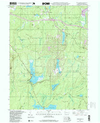 PECKS POND, PA HISTORICAL MAP GEOPDF 7.5