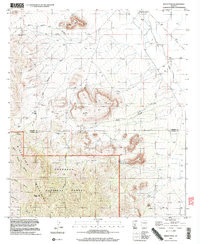 REILEY PEAK, AZ HISTORICAL MAP GEOPDF 7.