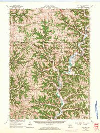 GAYS MILLS, WI HISTORICAL MAP GEOPDF 15X