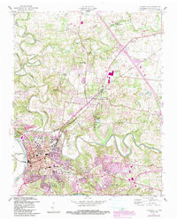 CLARKSVILLE, TN HISTORICAL MAP GEOPDF 7.