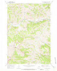 CLAYTON MOUNTAIN, WY HISTORICAL MAP GEOP