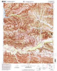 VAL VERDE, CA HISTORICAL MAP GEOPDF 7.5X