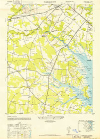 FAIRMOUNT, DE HISTORICAL MAP GEOPDF 7.5X