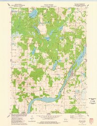JIM FALLS, WI HISTORICAL MAP GEOPDF 7.5X