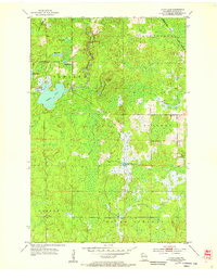 LYMAN LAKE, WI HISTORICAL MAP GEOPDF 7.5
