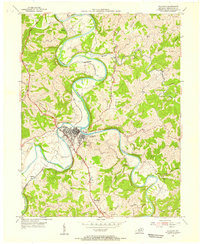 FALMOUTH, KY HISTORICAL MAP GEOPDF 7.5X7