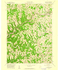 VALLEY GROVE, WV-PA HISTORICAL MAP GEOPD