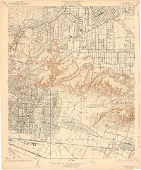 ALHAMBRA, CA HISTORICAL MAP GEOPDF 7.5X7