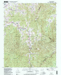 CRUSO, NC HISTORICAL MAP GEOPDF 7.5X7.5