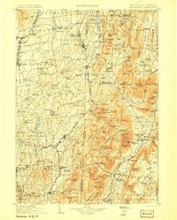 METTAWEE, NY-VT HISTORICAL MAP GEOPDF 30