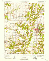 EFFINGHAM, IL HISTORICAL MAP GEOPDF 15X1