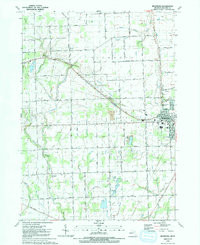 RICHMOND, MI HISTORICAL MAP GEOPDF 7.5X7