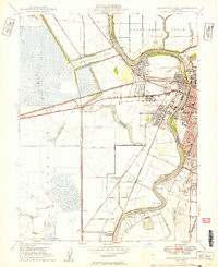 SACRAMENTO WEST, CA HISTORICAL MAP GEOPD