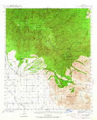 MOUNT GRAHAM, AZ HISTORICAL MAP GEOPDF 1