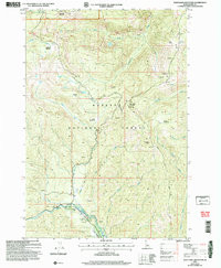 WAR EAGLE MOUNTAIN, ID HISTORICAL MAP GE